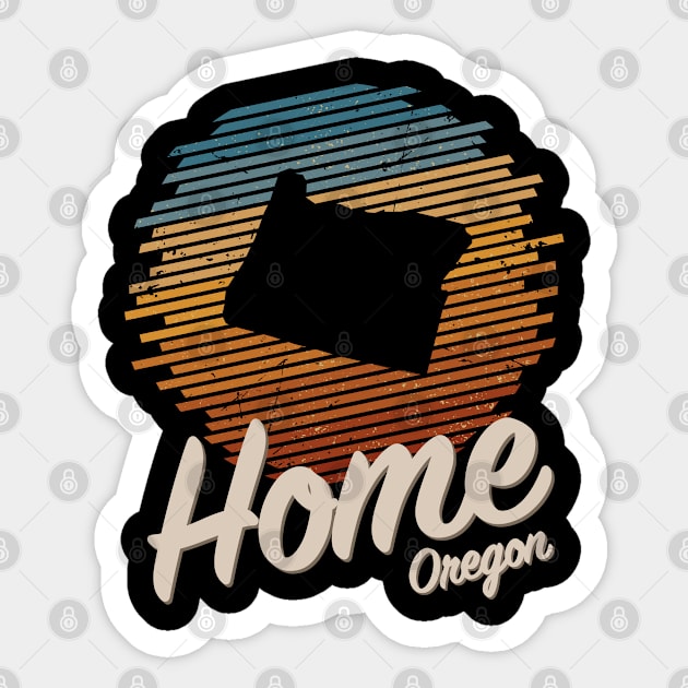 Vintage Oregon Home Sticker by Ostakos